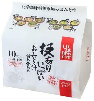 6769技ありいっぱいおみそ汁 10食詰め合わせ｜食品部｜健康フーズ株式会社｜自然食品・ぬか玄・健康食品の卸会社｜神奈川県横浜市青葉区あざみ野南